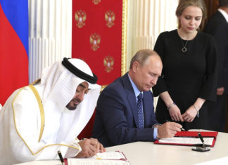 Russia, Abu Dhabi shake hands over energy market stability deal